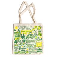 Interlocking UO, Oregon Logo's, Julia Gash, Tote bag